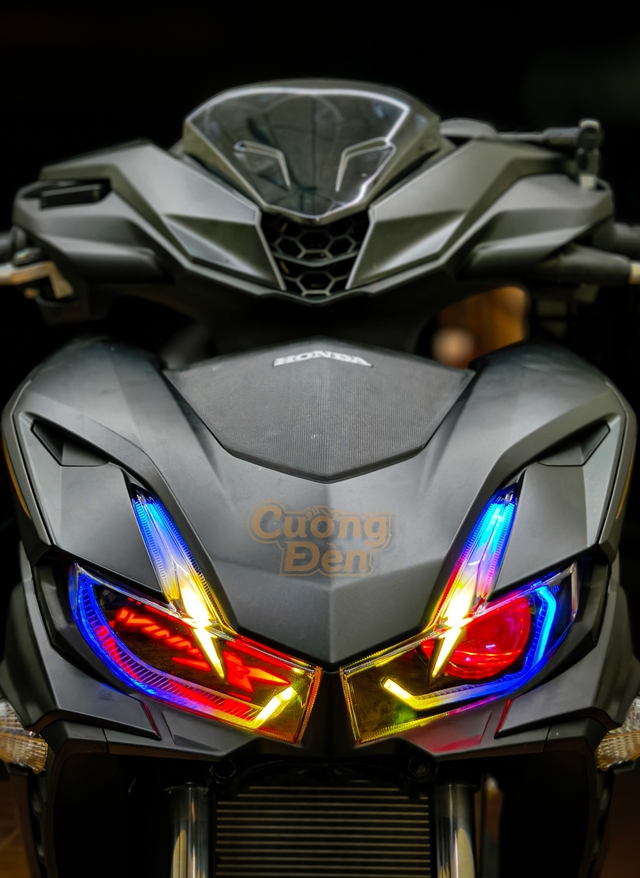 Honda Winner X Bứt Phá: Độ Bi Kenzo S600 Pro V2 75W + Audi 7 Màu 210 Hiệu Ứng APP